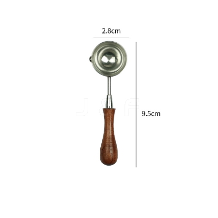 Stainless Steel Wax Sealing Stamp Melting Spoon PW-WG40451-03-1