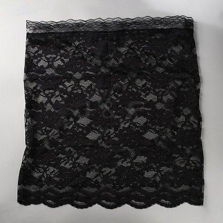 Polyester Lace Bridal Veils AJEW-CY0001-41A-1