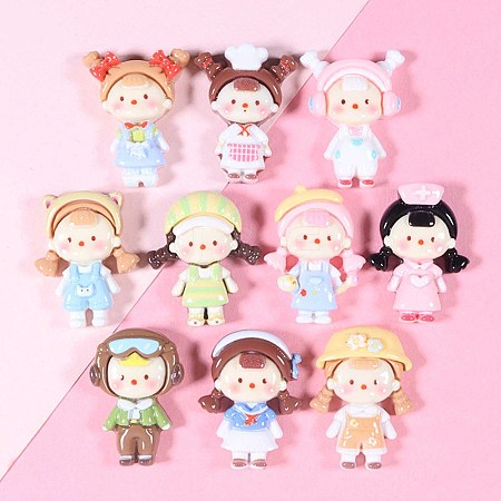 Opaque Cartoon Resin Cabochons CRES-YW0002-53-1