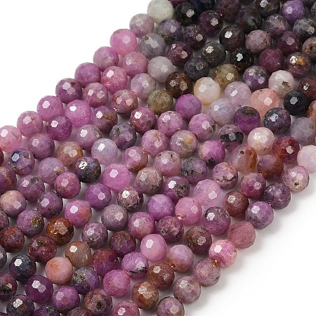 Natural Ruby Beads Strands G-B121-A01-01A-1