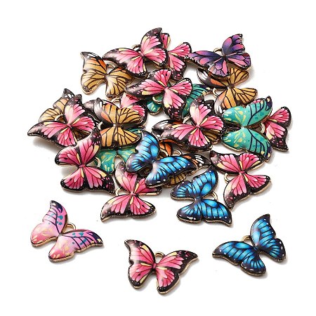Printed Alloy Pendants PALLOY-R111-01-1