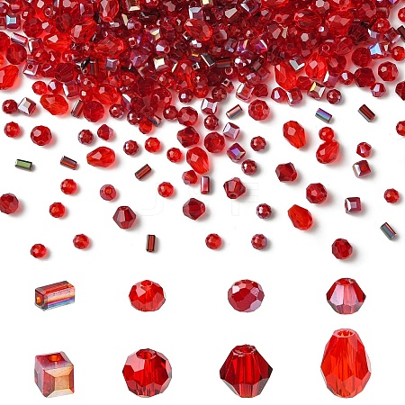 8 Strands 8 Styles Glass Bead Strands GLAA-YW0004-44A-1