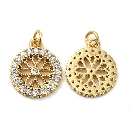 925 Sterling Silver Micro Pave Cubic Zirconia Charms STER-I010-10G-1