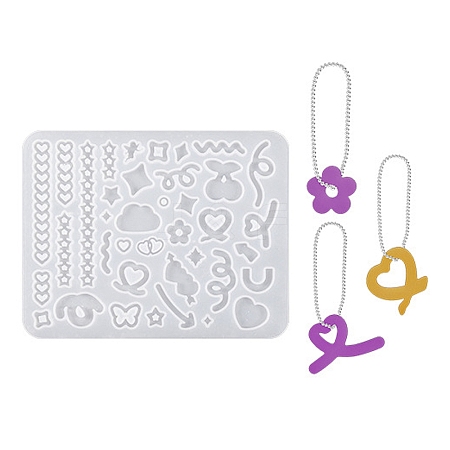 DIY Pendant Silicone Molds DIY-G113-02A-1