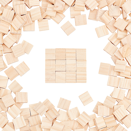 300Pcs Wood Cabochons WOOD-OC0003-92-1