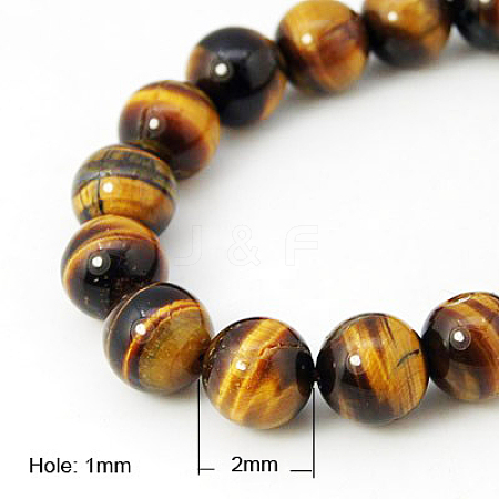 Natural Tiger Eye Beads Strands G-G099-2mm-4-1