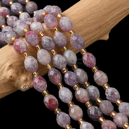 Natural Lepidolite Beads Strands G-F809-A43-01-1