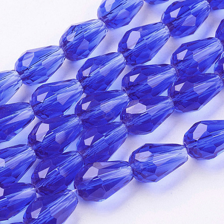 Glass Beads Strands GLAA-R024-11x8mm-3-1