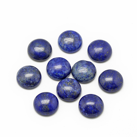 Natural Lapis Lazuli Cabochons G-R416-12mm-33-1