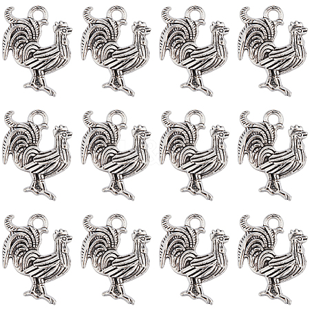 SUNNYCLUE 50Pcs Tibetan Style Alloy Pendants FIND-SC0008-12-1