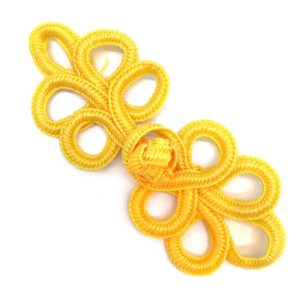 Handmade Chinese Frogs Knots Buttons Sets BUTT-WH0014-24H-1