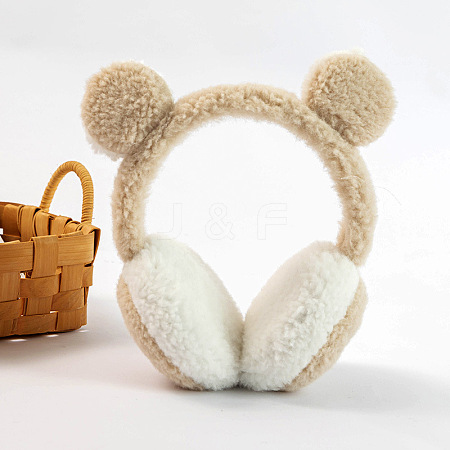 Wool Children's Adjustable Headband Earwarmer COHT-PW0001-43C-1