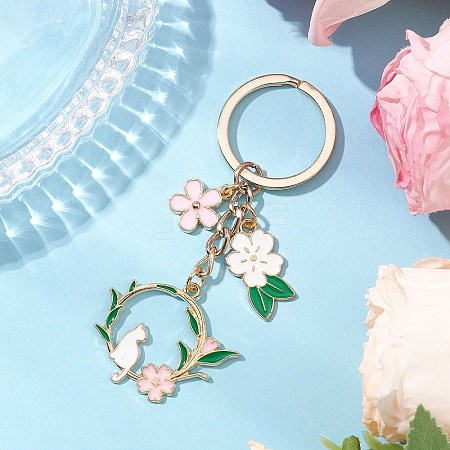 Alloy Enamel Pendant Keychain KEYC-JKC01131-1