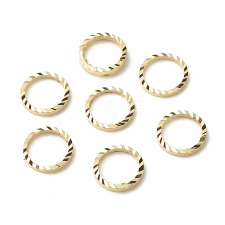 Brass Linking Rings KK-F831-018B-G-RS-1