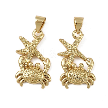 Brass Pendants X-KK-I358-057G-01-1