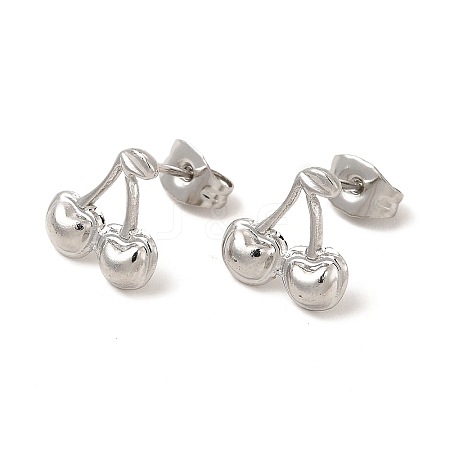 Non-Tarnish 304 Stainless Steel Stud Earrings for Women EJEW-I281-40P-1