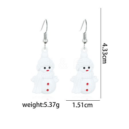 Christmas Alloy Dangle Earrings FS-WGC5D36-20-1