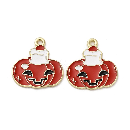 Halloween Alloy Enamel Pendants STAS-I354-01G-B02-1