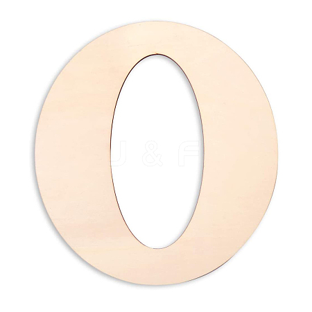 Letter Unfinished Wood Blank Cutouts LS-DIY-ZX040-01O-1
