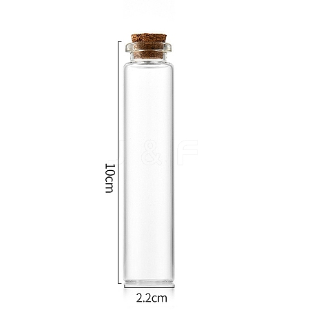 Glass Bottle CON-WH0085-70E-1