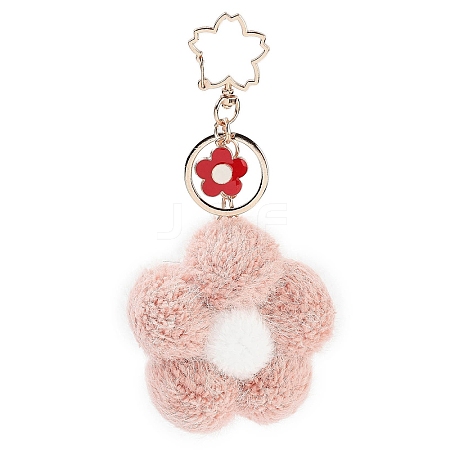 Flower Plush Pendant Keychain KEYC-F039-05-1