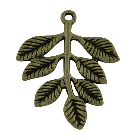 Tibetan Style Alloy Pendants TIBEP-R304-027AB-LF-1