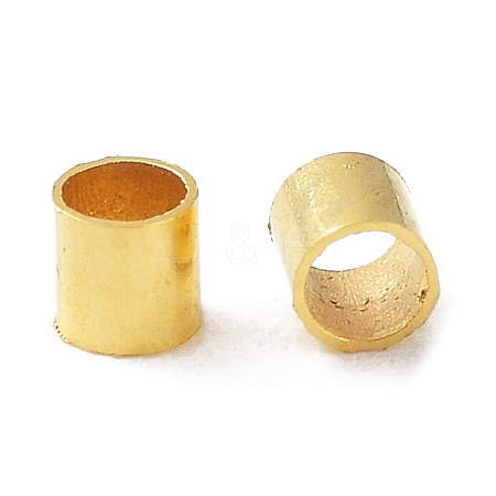 Brass Tube Crimp Beads LS-E001-G-FF-1