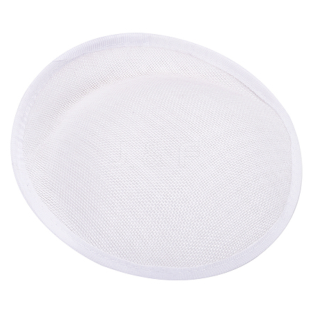 Linen Cloth Mini Hat Fascinator Base AJEW-WH0472-53A-1