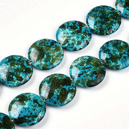 Synthetic Turquoise Beads Strands TURQ-T004-07A-04-1