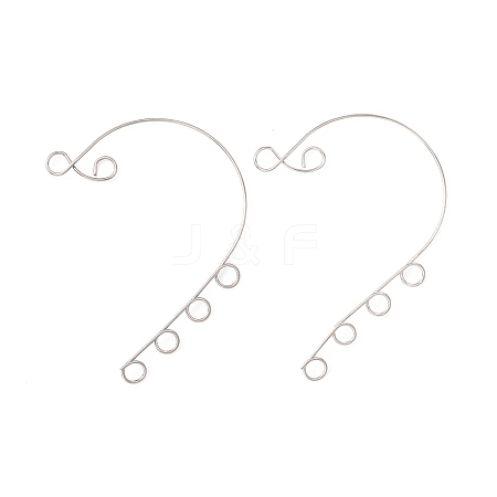 316 Stainless Steel Ear Cuff Findings X-STAS-H148-04P-1