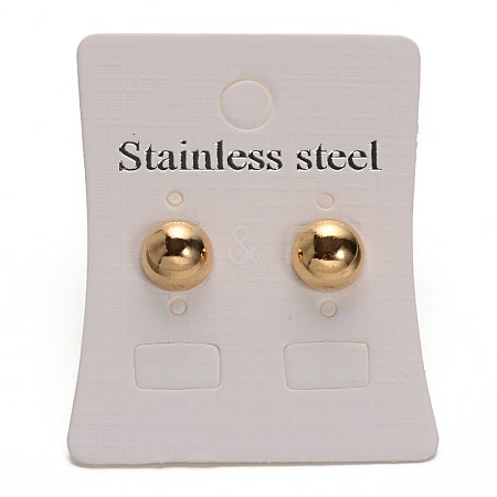 304 Stainless Steel Dangle Stud Earrings EJEW-M040-15-1