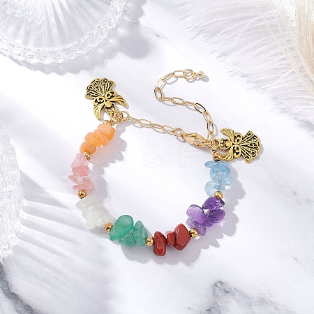 Alloy Charm Bracelets BJEW-JB12143-1