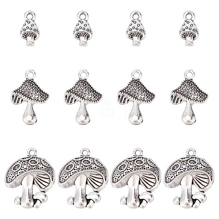 SUNNYCLUE 60Pcs 3 Styles Tibetan Style Alloy Pendants TIBEP-SC0002-27-1