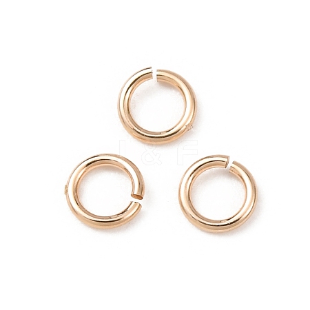 1/20 14K Gold Filled Open Jump Rings KK-G164-03G-04-1