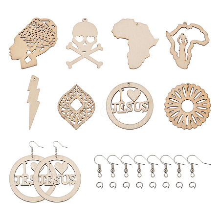 DIY Earring Making Kits DIY-TA0008-82-1