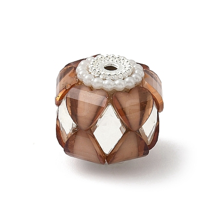 Transparent Acrylic Beads CLAY-NH0003-04S-08-1