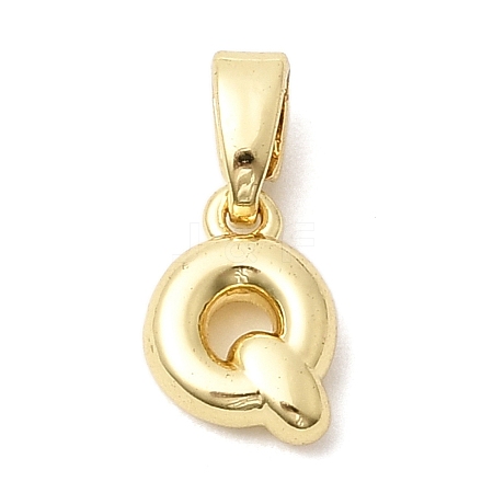 Brass Letter Charms KK-G554-22G-Q-1