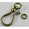 Tibetan Style S Hook Clasps LS-MLF5091Y-1