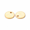 201 Stainless Steel Stamping Blank Tag Pendants STAS-T058-8mm-G-3
