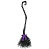 3 Colors Halloween Plastic Witch Brooms PW-WGA908C-01-2