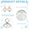 120Pcs 2 Colors Brass Micro Pave Cubic Zirconia Charms FIND-HY0003-62-5