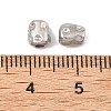 Hammered 304 Stainless Steel Beads STAS-B127-01P-07-3