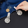 2Pcs Alloy Interlocking Clasps FIND-FH0009-63B-3