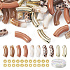 DIY Curved Tube Stretch Bracelet Making Kit DIY-TA0004-83-9