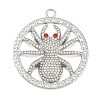 Alloy Rhinestone Big Pendants RB-CBA18BA-01P-1