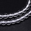 Round Natural Grade AA Quartz Crystal Beads Strands LS-G-H1648-6mm-01N-AA-2