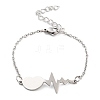 Non-Tarnish Stainless Steel Cable Chain Link Bracelets for Women Men STAS-Z061-01P-02-1