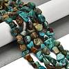 Natural HuBei Turquoise Beads Strands G-P497-01E-19-2