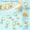 15Pcs Acrylic Pearl Pendants PALLOY-YW00225-5