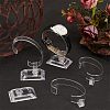 C Shaped ABS Plastic Single Bracelet Display Stands BDIS-WH20001-03A-3